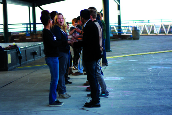 Salsa dancing has taken the waterfront by storm; dominated by students.