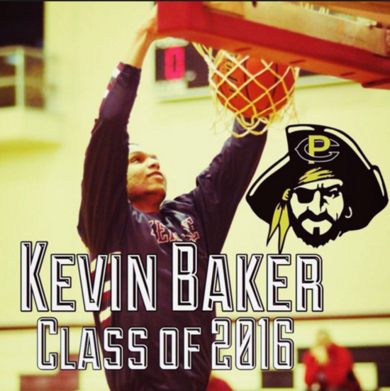 PC signee Kevin Baker throwing down a jam. - Photo courtesy of Twitter